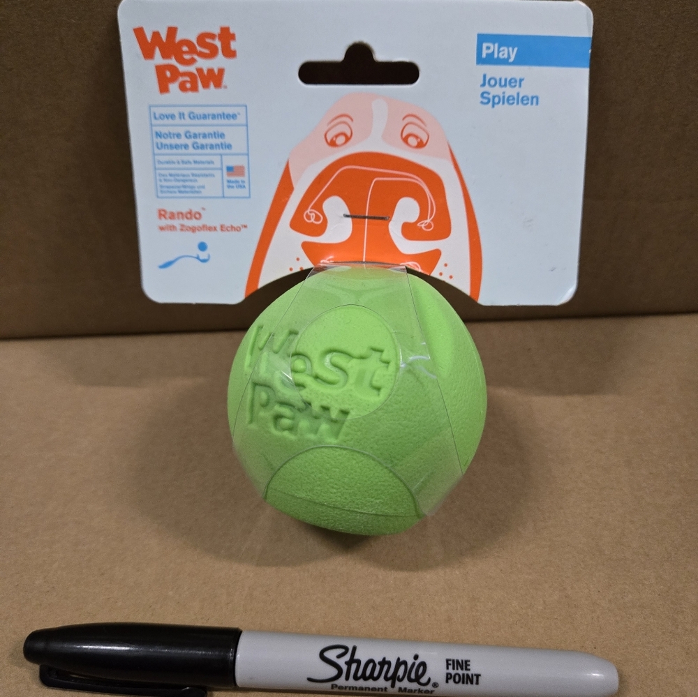 West Paw Dog Toy Ball Small